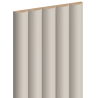 Mexen Strio 02 lamele ścienne ryflowane 280 x 14,5 cm (2szt), taupe - S120-280-02-313