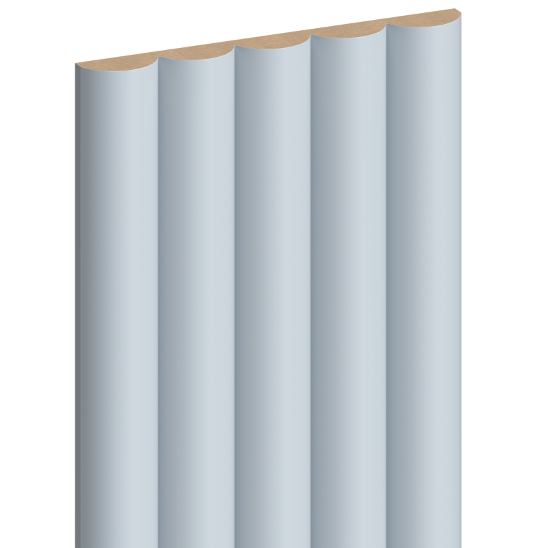 Mexen Strio 02 lamele ścienne ryflowane 280 x 14,5 cm (2szt), gołębi błękit - S120-280-02-315