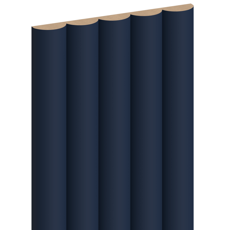 Mexen Strio 02 lamele ścienne ryflowane 280 x 14,5 cm (2szt), navy blue - S120-280-02-321