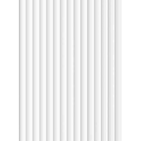 Mexen Strio 02 lamele ścienne ryflowane 280 x 14,5 cm (2szt), pure white - S120-280-02-322