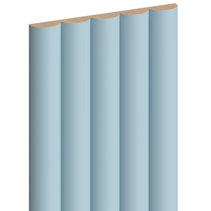 Mexen Strio 02 lamele ścienne ryflowane 280 x 14,5 cm (2szt), sky blue - S120-280-02-323