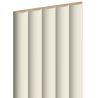 Mexen Strio 02 lamele ścienne ryflowane 280 x 14,5 cm (2szt), cream - S120-280-02-324
