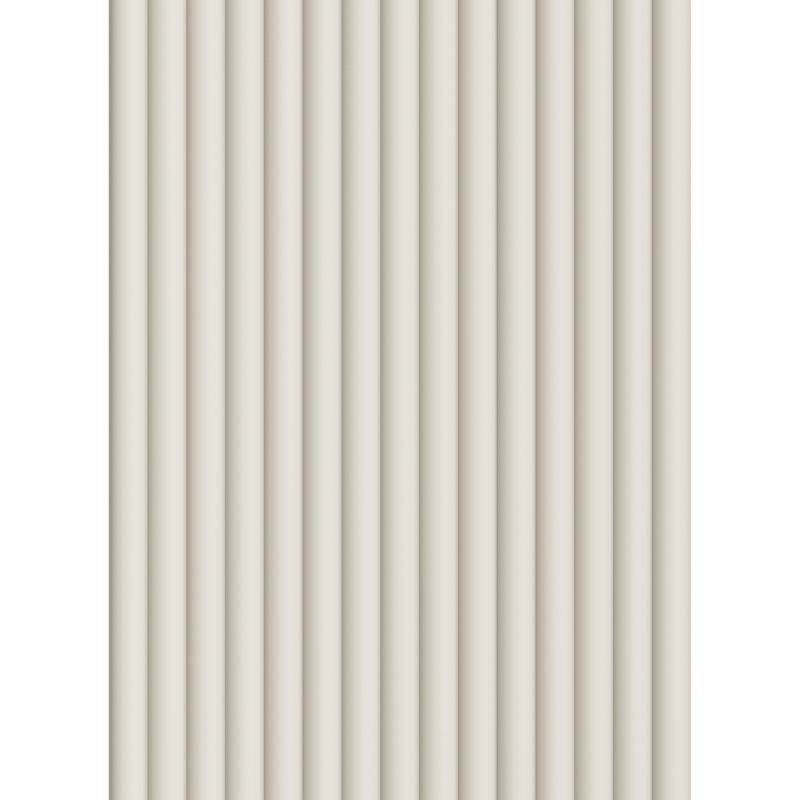 Mexen Strio 02 lamele ścienne ryflowane 280 x 14,5 cm (2szt), cream - S120-280-02-324