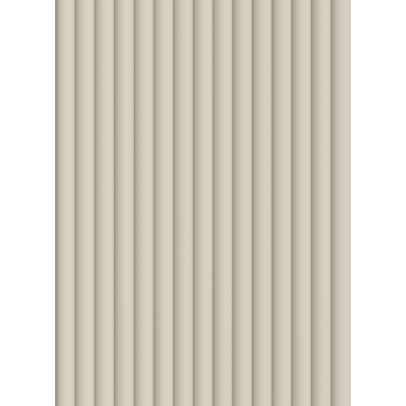 Mexen Strio 02 lamele ścienne ryflowane 280 x 14,5 cm (2szt), vanilla - S120-280-02-327