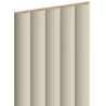 Mexen Strio 02 lamele ścienne ryflowane 280 x 14,5 cm (2szt), vanilla - S120-280-02-327