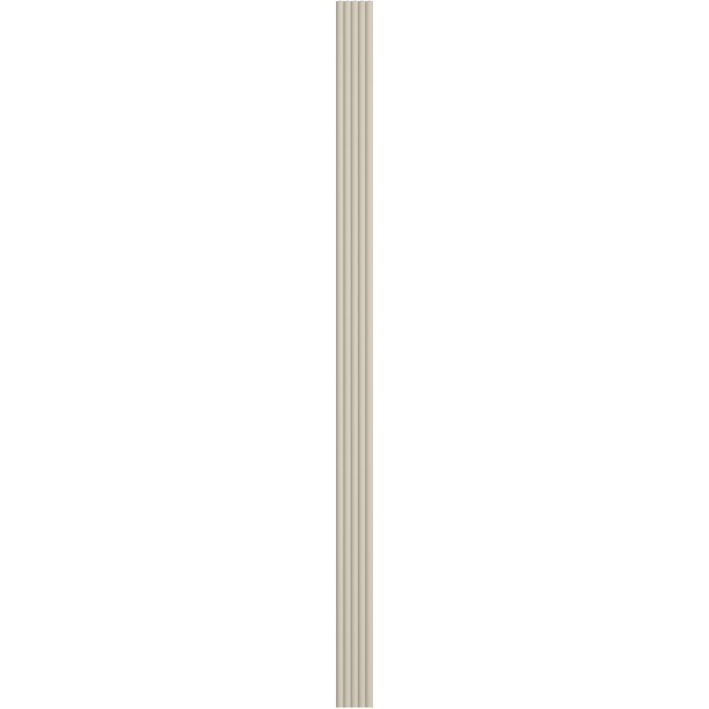 Mexen Strio 02 lamele ścienne ryflowane 280 x 14,5 cm (2szt), vanilla - S120-280-02-327