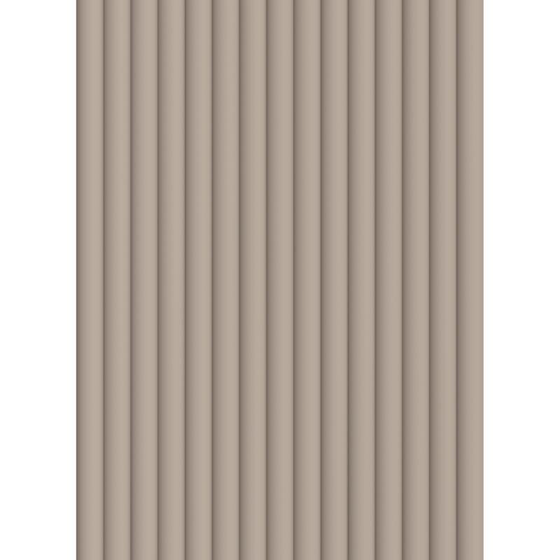 Mexen Strio 02 lamele ścienne ryflowane 280 x 14,5 cm (2szt), taupe - S120-280-02-328
