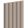 Mexen Strio 02 lamele ścienne ryflowane 280 x 14,5 cm (2szt), taupe - S120-280-02-328