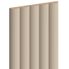Mexen Strio 02 lamele ścienne ryflowane 280 x 14,5 cm (2szt), latte - S120-280-02-329