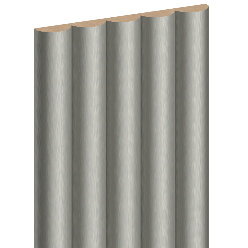 Mexen Strio 02 lamele ścienne ryflowane 280 x 14,5 cm (2szt), metal nickel- S120-280-02-351