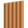 Mexen Strio 02 lamele ścienne ryflowane 280 x 14,5 cm (2szt), metal copper - S120-280-02-354