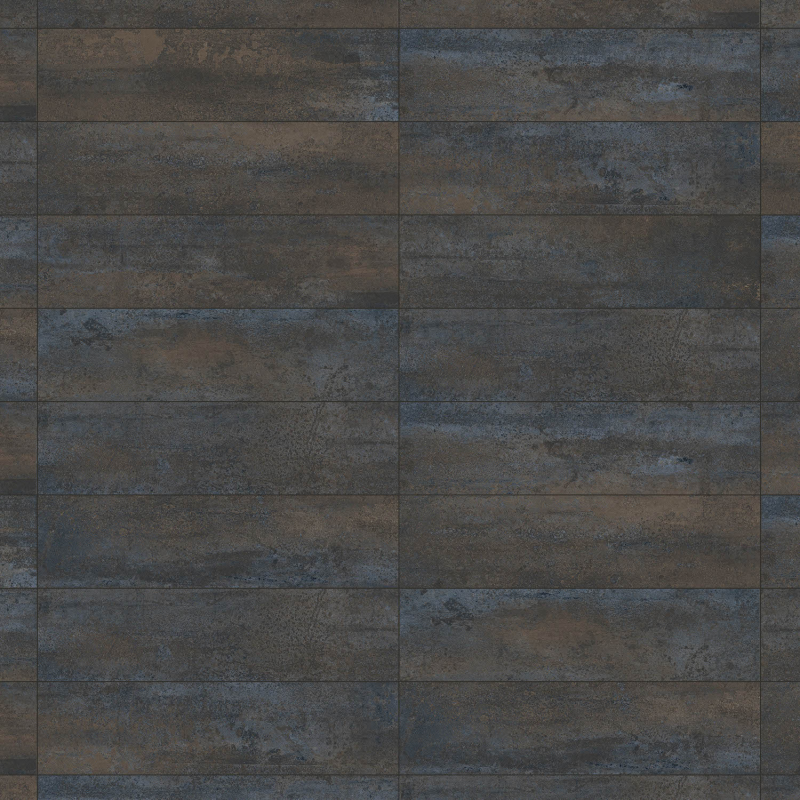 Mexen Oxydart Blau glasierter Feinsteinzeug rekt. G1, Boden- und Wandfliese 120 x 30 cm, Carving - TL710-120-030-01