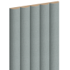 Mexen Strio 02 lamele ścienne ryflowane 280 x 14,5 cm (2szt), len szałwiowy błękit - S120-280-02-360