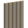 Mexen Strio 02 lamele ścienne ryflowane 280 x 14,5 cm (2szt), latte leather - S120-280-02-365