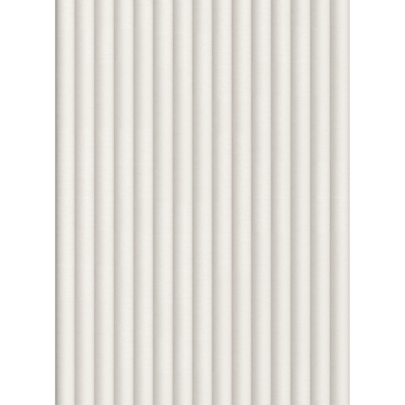 Mexen Strio 02 lamele ścienne ryflowane 280 x 14,5 cm (2szt), white leather - S120-280-02-366