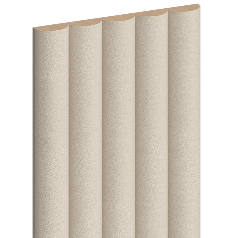 Mexen Strio 02 lamele ścienne ryflowane 280 x 14,5 cm (2szt), cashmere leather - S120-280-02-367