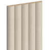 Mexen Strio 02 lamele ścienne ryflowane 280 x 14,5 cm (2szt), cashmere leather - S120-280-02-367