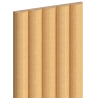 Mexen Strio 02 lamele ścienne ryflowane 280 x 14,5 cm (2szt), dąb natural - S120-280-02-380
