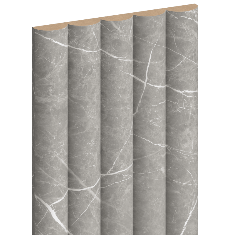 Mexen Strio 02 lamele ścienne ryflowane 280 x 14,5 cm (2szt), pietra grey - S120-280-02-391