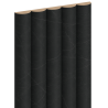 Mexen Strio 02 lamele ścienne ryflowane 280 x 14,5 cm (2szt), nero marquina - S120-280-02-392