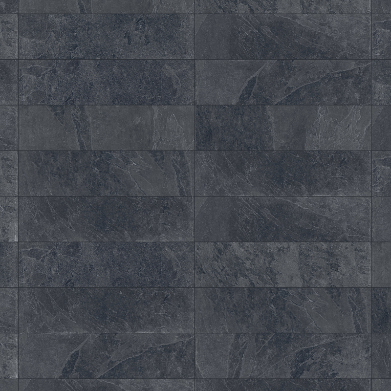Mexen Ravena Nero glasiertes Feinsteinzeug rektifiziert G1, Boden- und Wandfliese 120 x 30 cm, matt - TL712-120-030-02