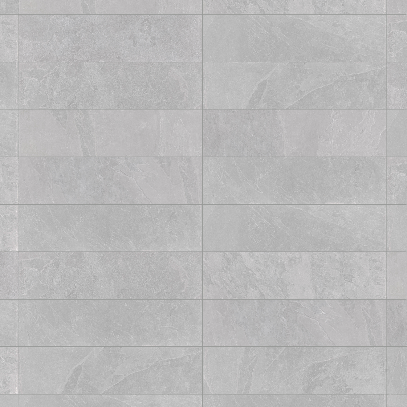 Mexen Ravena Silber glasiertes Feinsteinzeug rekt. G1, Boden-Wandfliese 120 x 30 cm, matt - TL712-120-030-05