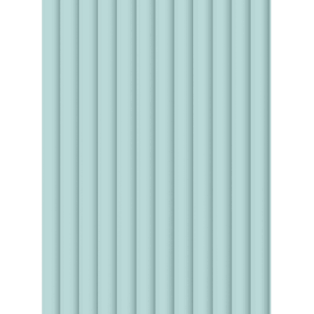 Mexen Strio 01 lamele ścienne ryflowane 280 x 14,5 cm (2szt), powder blue - S120-280-01-318