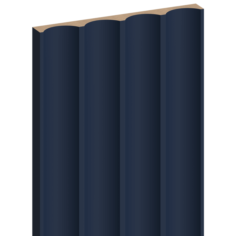 Mexen Strio 01 lamele ścienne ryflowane 280 x 14,5 cm (2szt), navy blue - S120-280-01-321