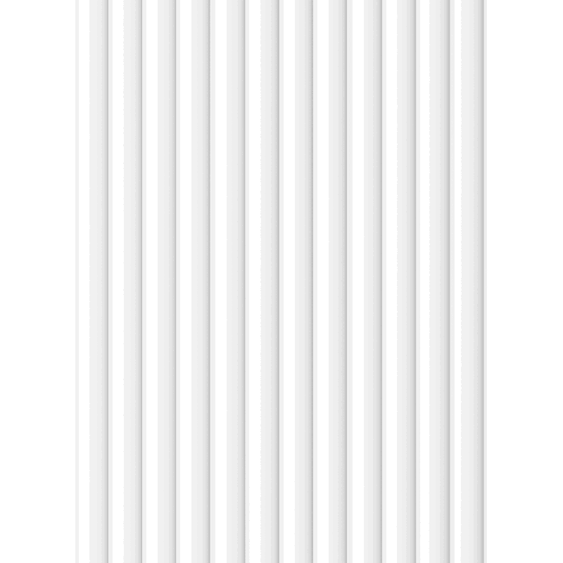 Mexen Strio 01 lamele ścienne ryflowane 280 x 14,5 cm (2szt), pure white - S120-280-01-322