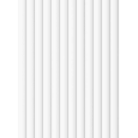 Mexen Strio 01 lamele ścienne ryflowane 280 x 14,5 cm (2szt), pure white - S120-280-01-322