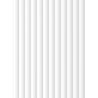 Mexen Strio 01 lamele ścienne ryflowane 280 x 14,5 cm (2szt), pure white - S120-280-01-322