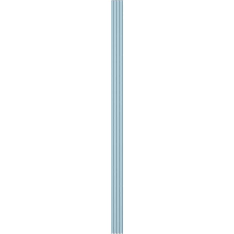 Mexen Strio 01 lamele ścienne ryflowane 280 x 14,5 cm (2szt), sky blue - S120-280-01-323