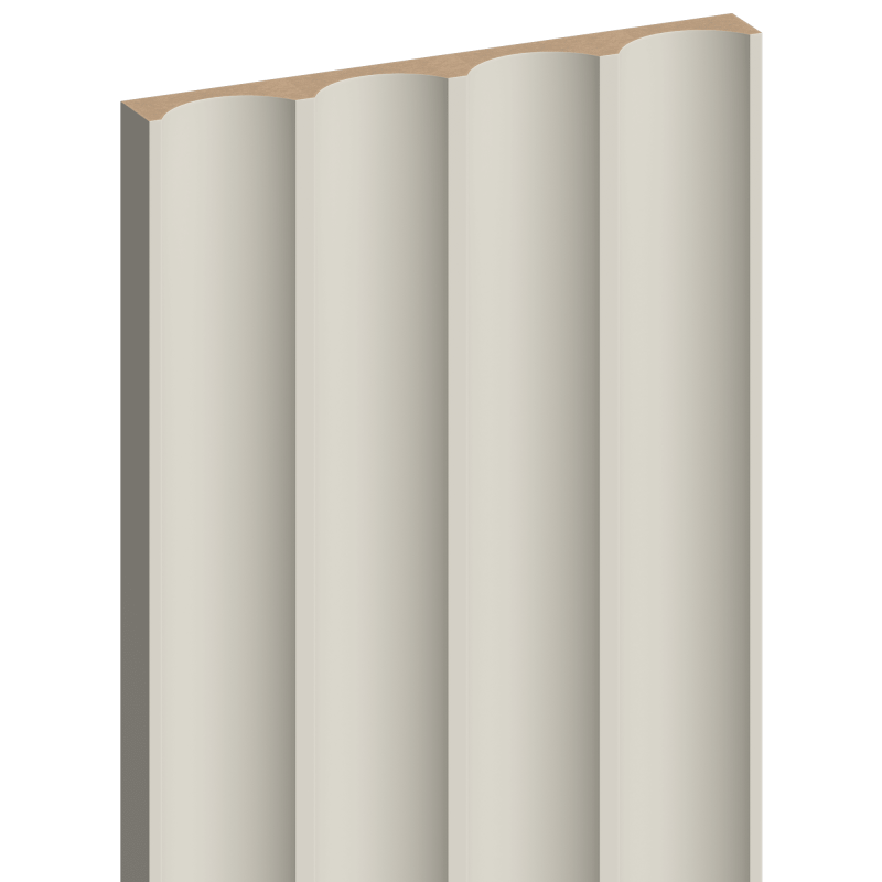Mexen Strio 01 lamele ścienne ryflowane 280 x 14,5 cm (2szt), cream - S120-280-01-324
