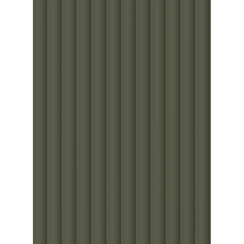 Mexen Strio 01 lamele ścienne ryflowane 280 x 14,5 cm (2szt), olive - S120-280-01-325