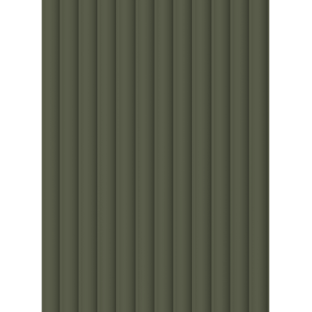 Mexen Strio 01 lamele ścienne ryflowane 280 x 14,5 cm (2szt), olive - S120-280-01-325
