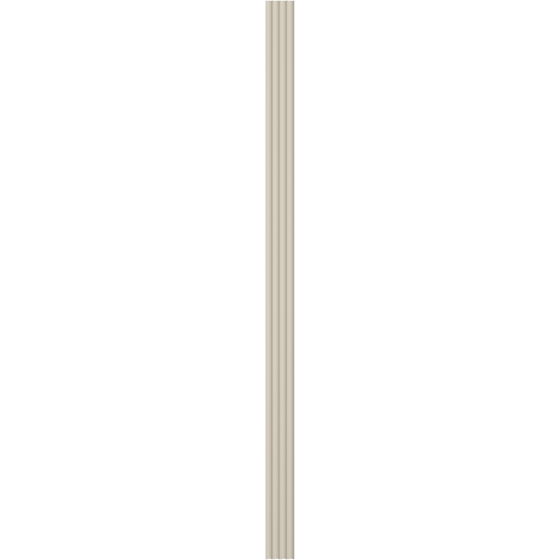 Mexen Strio 01 lamele ścienne ryflowane 280 x 14,5 cm (2szt), vanilla - S120-280-01-327