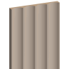 Mexen Strio 01 lamele ścienne ryflowane 280 x 14,5 cm (2szt), taupe - S120-280-01-328