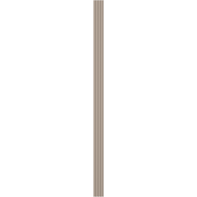 Mexen Strio 01 lamele ścienne ryflowane 280 x 14,5 cm (2szt), taupe - S120-280-01-328