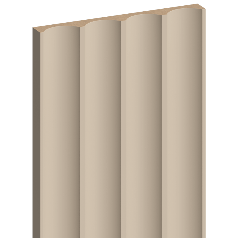 Mexen Strio 01 lamele ścienne ryflowane 280 x 14,5 cm (2szt), latte - S120-280-01-329