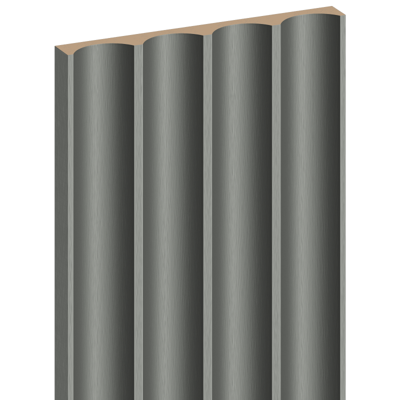 Mexen Strio 01 lamele ścienne ryflowane 280 x 14,5 cm (2szt), metal graphite - S120-280-01-350