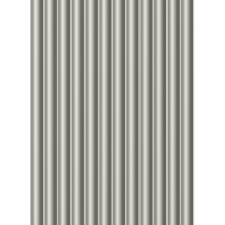 Mexen Strio 01 lamele ścienne ryflowane 280 x 14,5 cm (2szt), metal nickel - S120-280-01-351