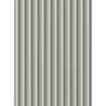 Mexen Strio 01 lamele ścienne ryflowane 280 x 14,5 cm (2szt), metal nickel - S120-280-01-351