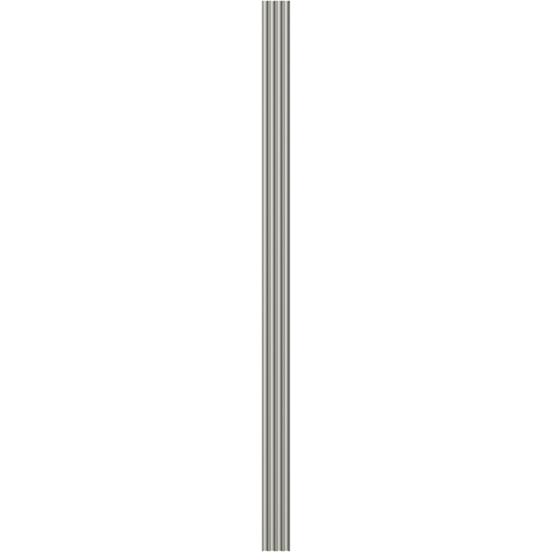 Mexen Strio 01 lamele ścienne ryflowane 280 x 14,5 cm (2szt), metal nickel - S120-280-01-351