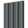 Mexen Strio 01 lamele ścienne ryflowane 280 x 14,5 cm (2szt), metal anthracite - S120-280-01-352
