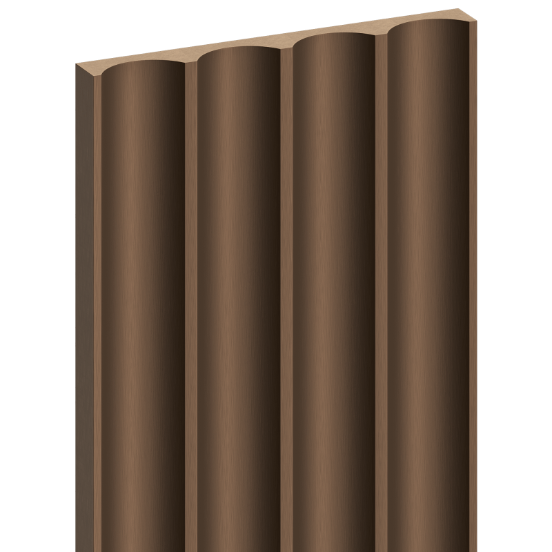 Mexen Strio 01 lamele ścienne ryflowane 280 x 14,5 cm (2szt), metal mocha - S120-280-01-355