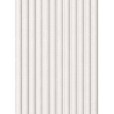 Mexen Strio 01 lamele ścienne ryflowane 280 x 14,5 cm (2szt), white leather - S120-280-01-366