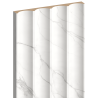 Mexen Strio 01 lamele ścienne ryflowane 280 x 14,5 cm (2szt), carrara white - S120-280-01-390