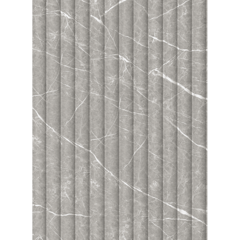 Mexen Strio 01 lamele ścienne ryflowane 280 x 14,5 cm (2szt), pietra grey - S120-280-01-391