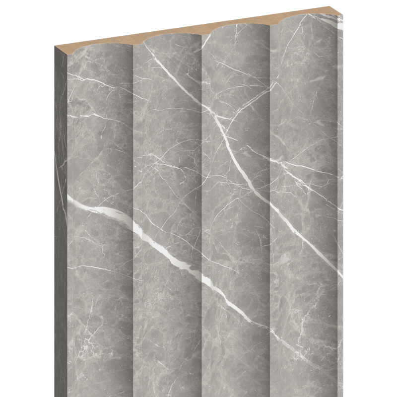 Mexen Strio 01 lamele ścienne ryflowane 280 x 14,5 cm (2szt), pietra grey - S120-280-01-391