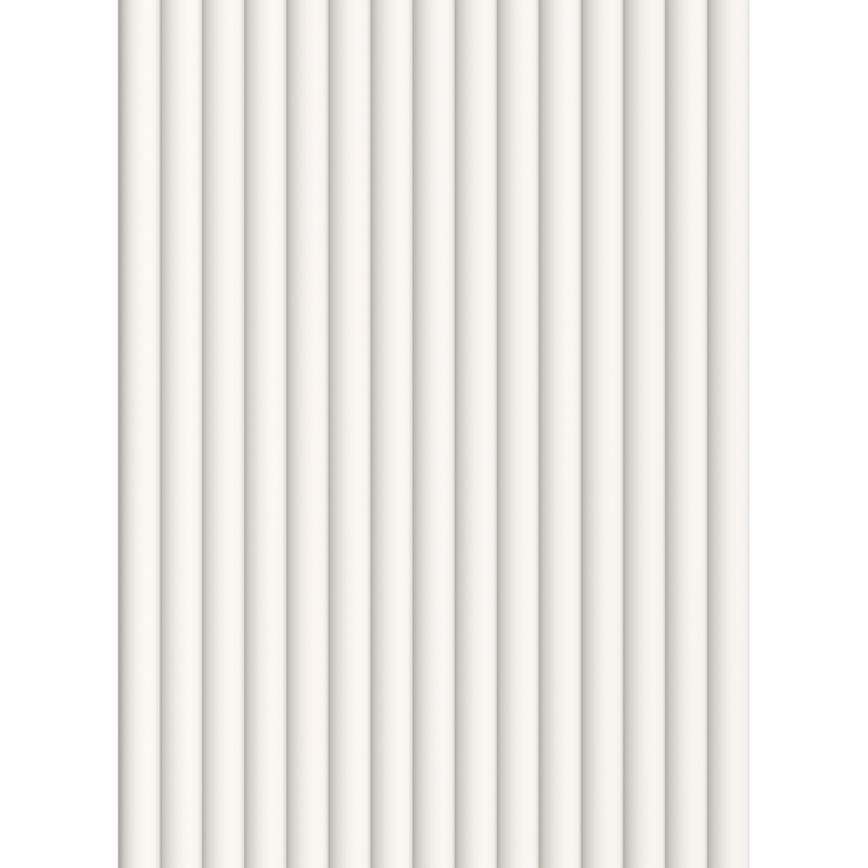 Mexen Strio 02 Probe von gerillten Wandlamellen, weiß - S120-02-301-S